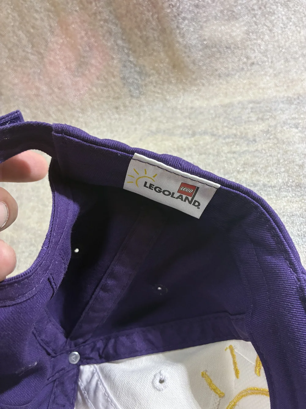 Lego Legoland California Two-Tone Purple and White Baseball Cap